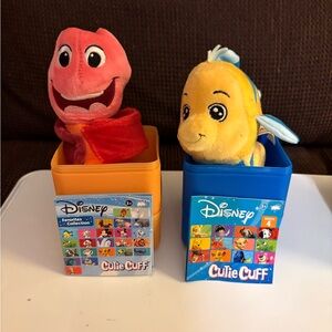 Disney Cutie Cuffs - Sebastian & Flounder